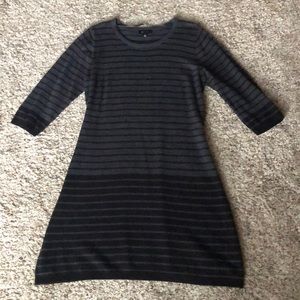 Black & Gray Sweater Dress size: XL